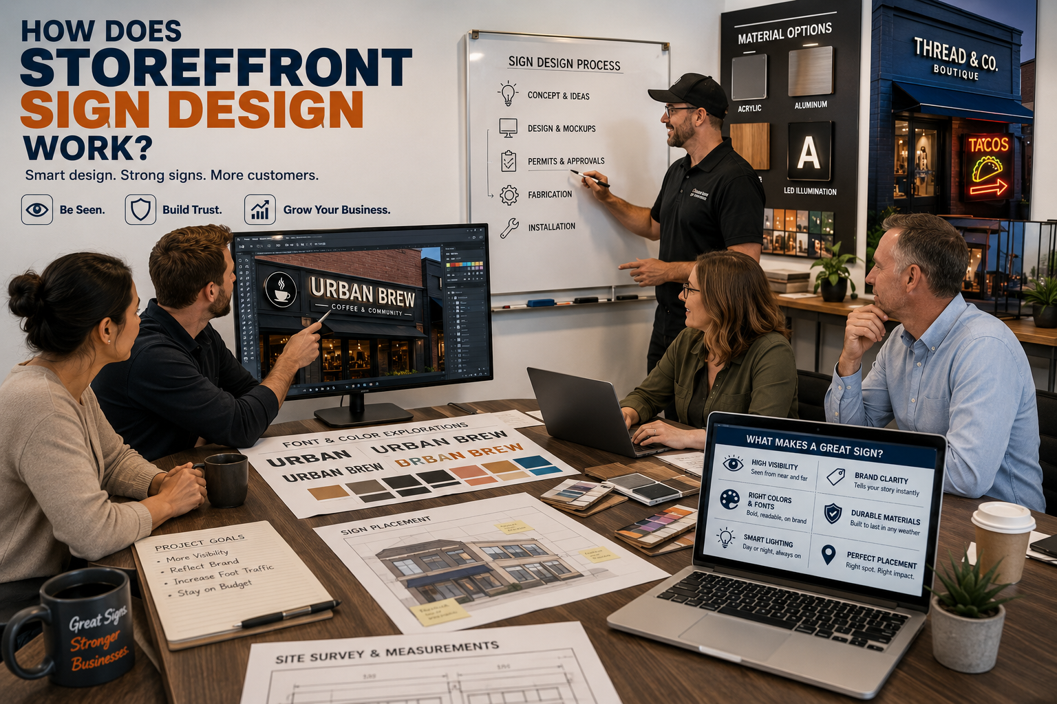 How Does Storefront Sign Design Work