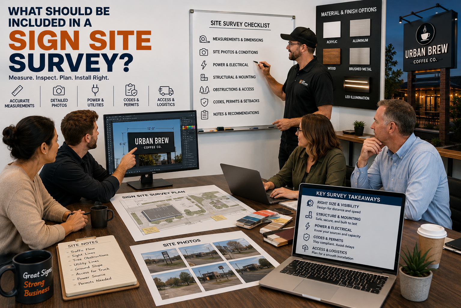What Should Be Included in a Sign Site Survey